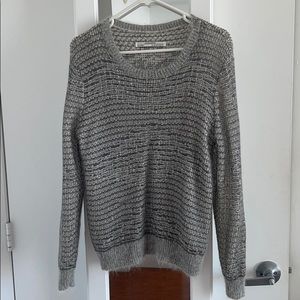 All Saints sweater in wool with metallic weave